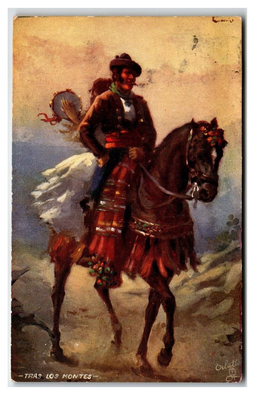 Tuck's Oilette Spanish Bandit on Horseback Postcard - Tras Los Montes 1906